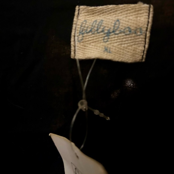 Fillyboo Black Maxi Dress with Vibrant Floral Embroidery (XL) - Picture 8 of 8